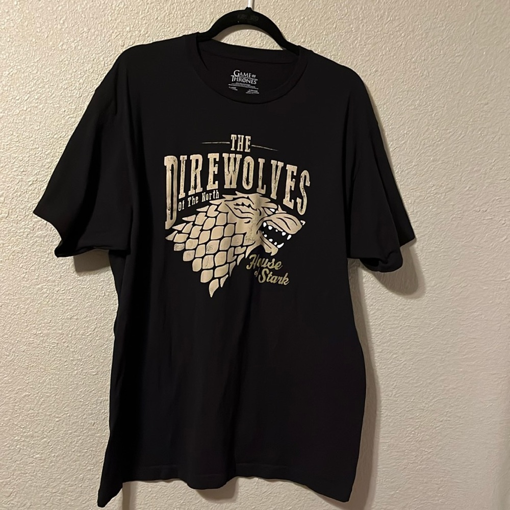 Game of thrones The Direwolves of the North Mens T shirt New